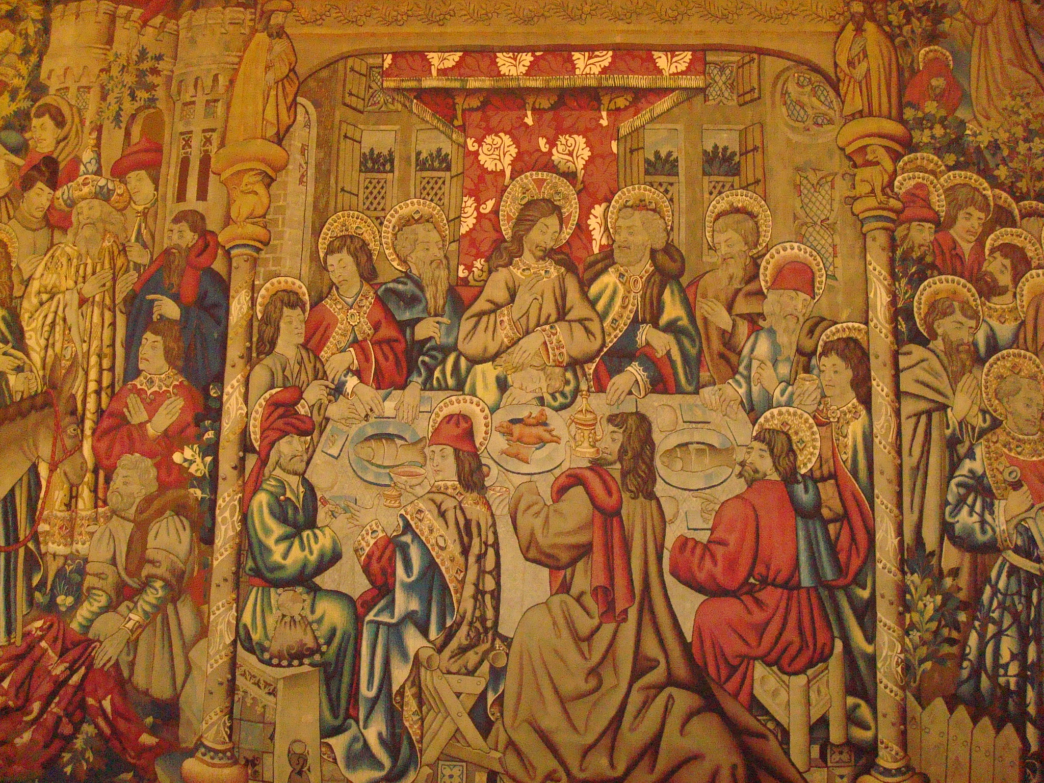 last supper tapestry vatican museum